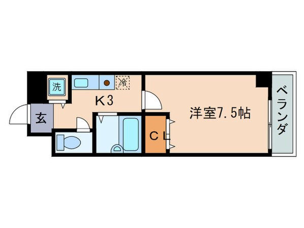 メゾンエスプリの物件間取画像